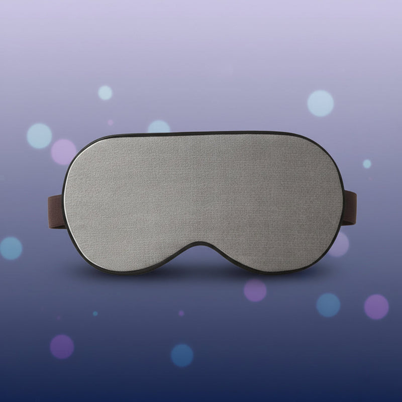 Activated Carbon Sleep Eye Mask – Bamboo Charcoal Fiber Blackout Mask in Black & Gray