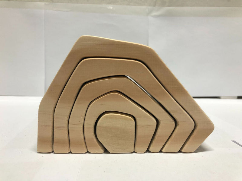 Early education stacking high blocks