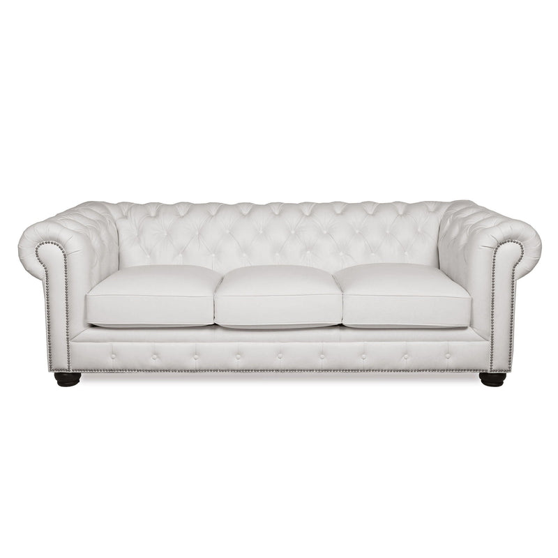 Traditional Tufted Chesterfield Nailhead Sofa