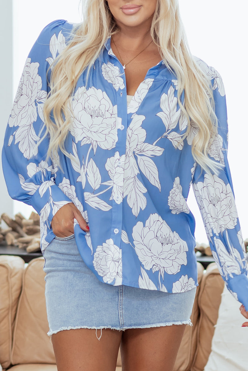 Carmen Detail Puff Sleeve Shirt