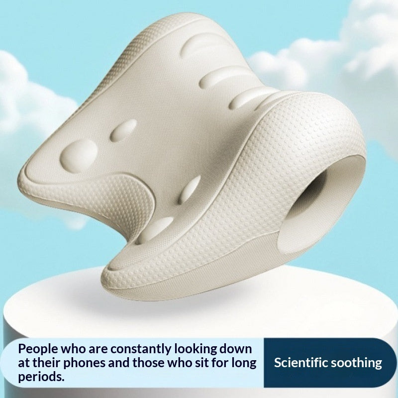 Cervical Neck Relaxer Pillow – Foam Traction Support for Neck Pain & Tension Relief