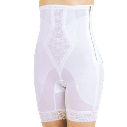 Style 6228 | High Waist Thigh Slimmer with Side Zipper | Memory Compression Fabric | Medium Support