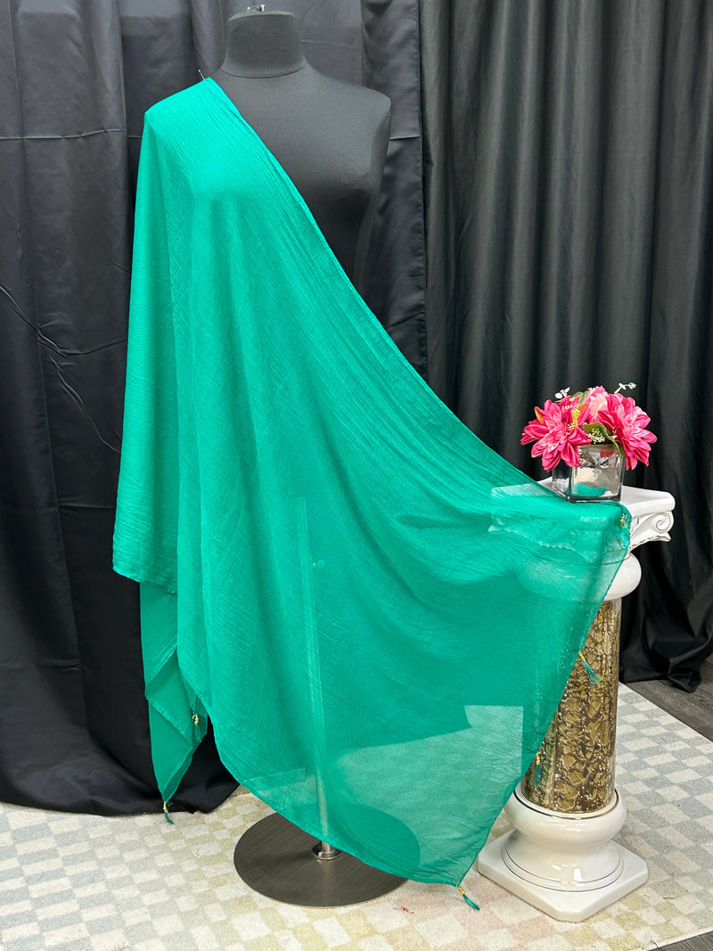 Chiffon green dupatta