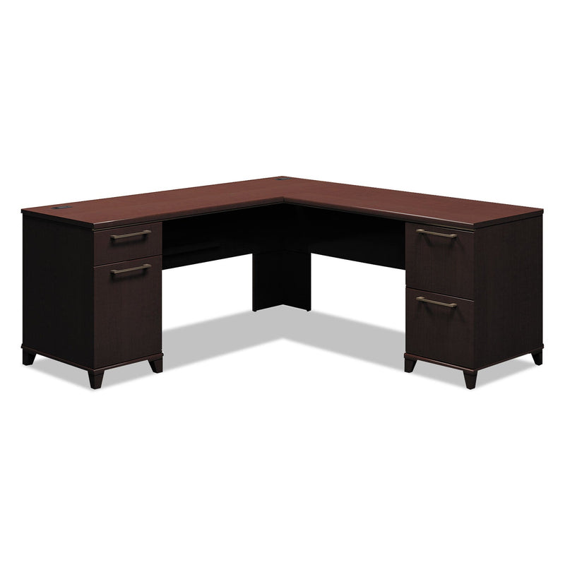 Bush Enterprise Collection L-Desk Pedestal, 70.13" x 70.13" x 29.75", Mocha Cherry, (Box 1 of 2)
