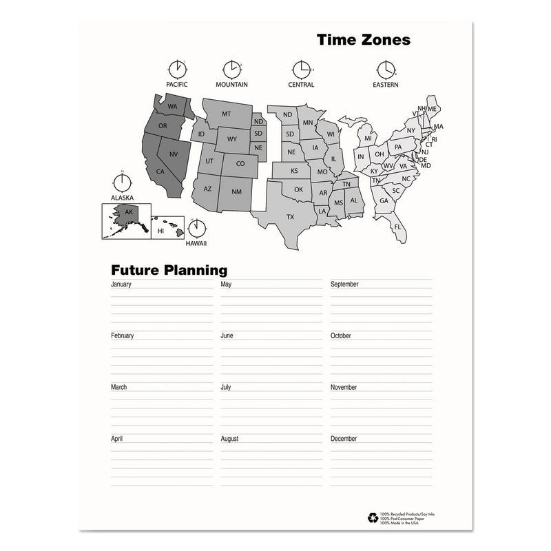 House of Doolittle Recycled Professional Weekly Planner, 15-Minute Appts, 11 x 8.5, Black Wirebound Soft Cover, 12-Month (Aug-July): 2022-2023