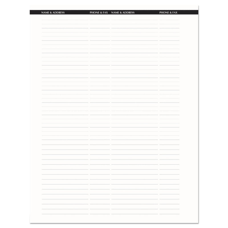 House of Doolittle Recycled Professional Weekly Planner, 15-Minute Appts, 11 x 8.5, Black Wirebound Soft Cover, 12-Month (Jan to Dec): 2023