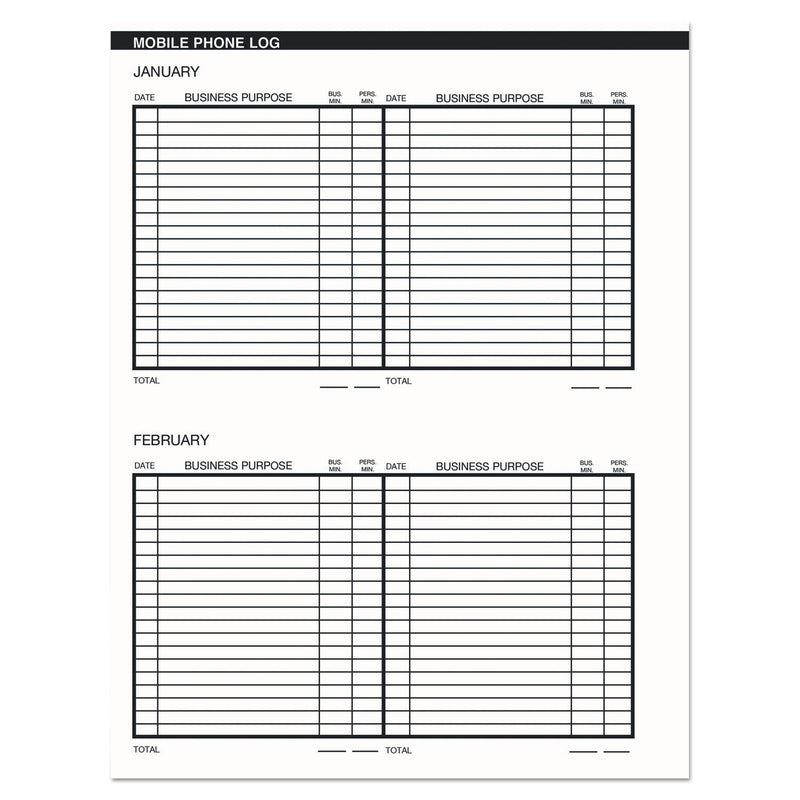 House of Doolittle Recycled Two Year Monthly Planner with Expense Logs, 8.75 x 6.88, Black Cover, 24-Month (Jan to Dec): 2023 to 2024