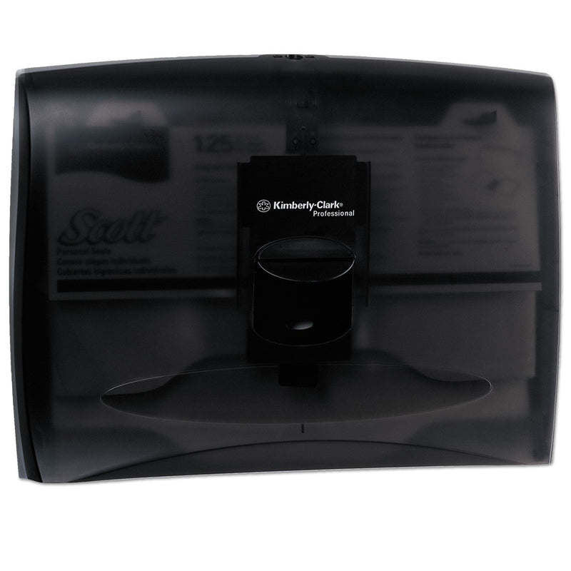 Scott Personal Seat Cover Dispenser, 17.5 x 2.25 x 13.25, Black