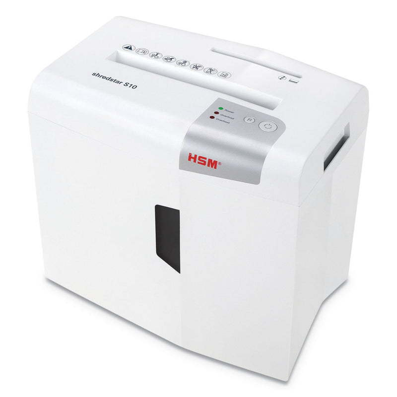 HSM of America shredstar S10 Strip-Cut Shredder, 10 Manual Sheet Capacity