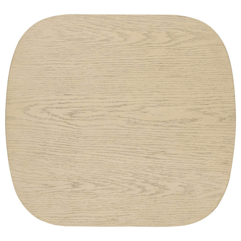 Kailani 3-piece Coastal Coffee and End Table Set Beige Oak