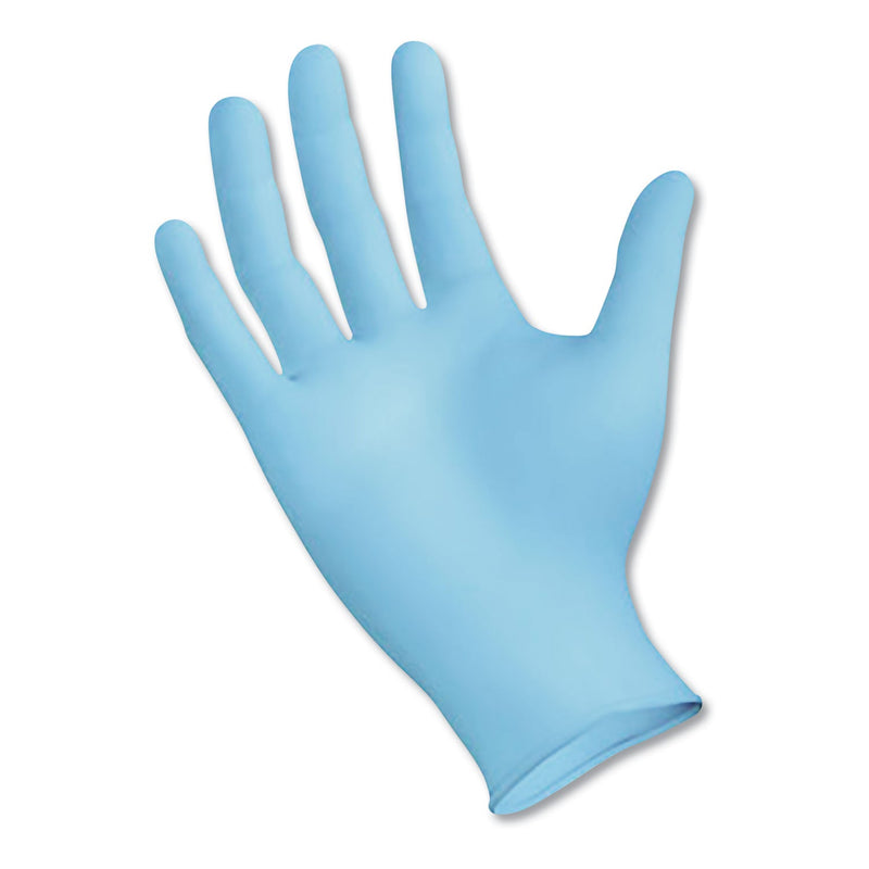 Boardwalk Disposable Examination Nitrile Gloves, Large, Blue, 5 mil, 100/Box