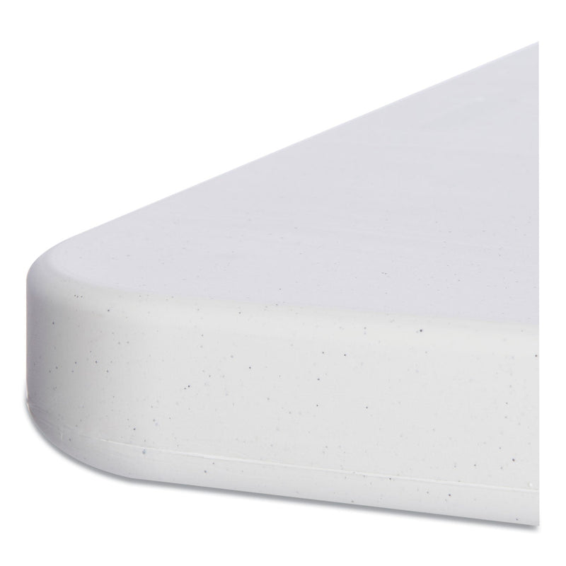 Alera Banquet Folding Table, Rectangular, Radius Edge, 48w x 24d x 29h, Platinum/Charcoal