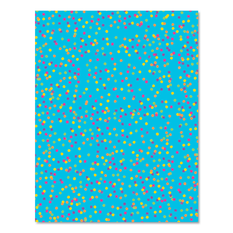 Astrodesigns Pre-Printed Paper, 28 lb Bond Weight, 8.5 x 11, Watercolor Dots, 100/Pack