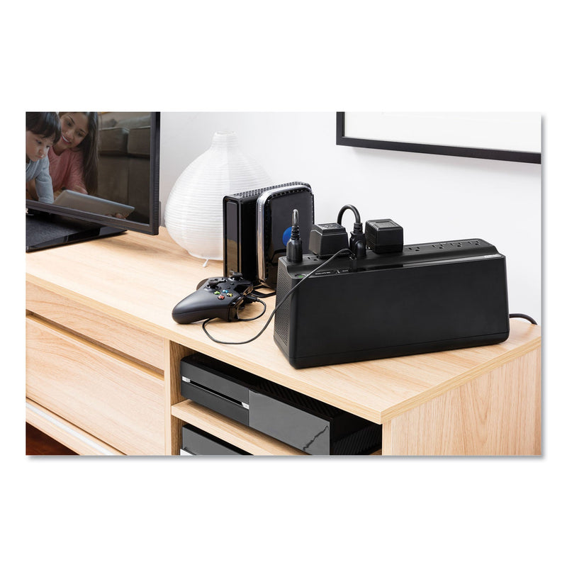 APC Smart-UPS 850 VA Battery Backup System, 9 Outlets, 120 VA, 354 J