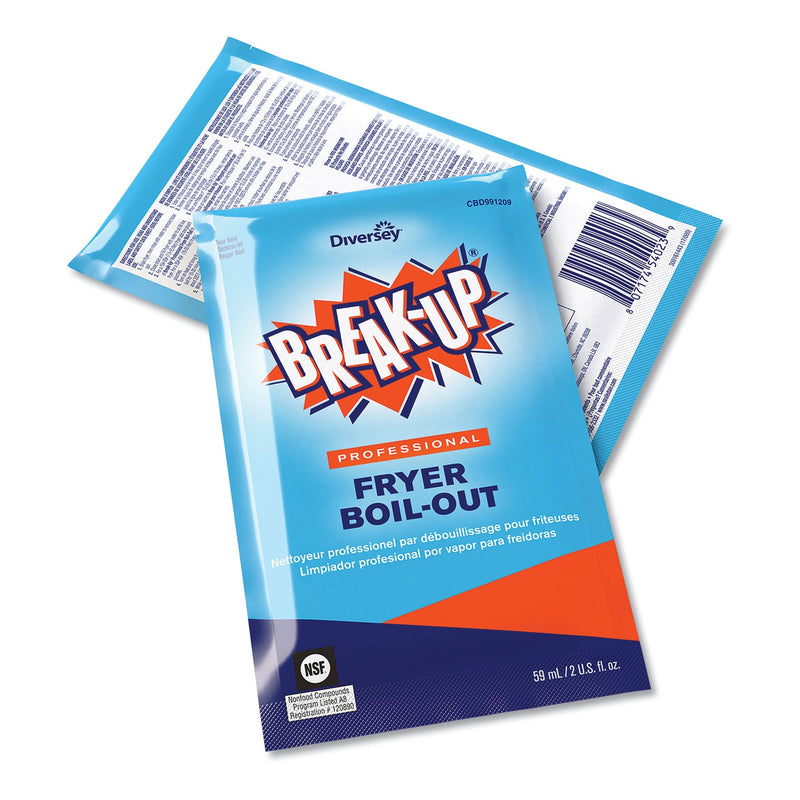 BREAK-UP Fryer Boil-Out, Ready to Use, 2 oz Packet, 36/Carton