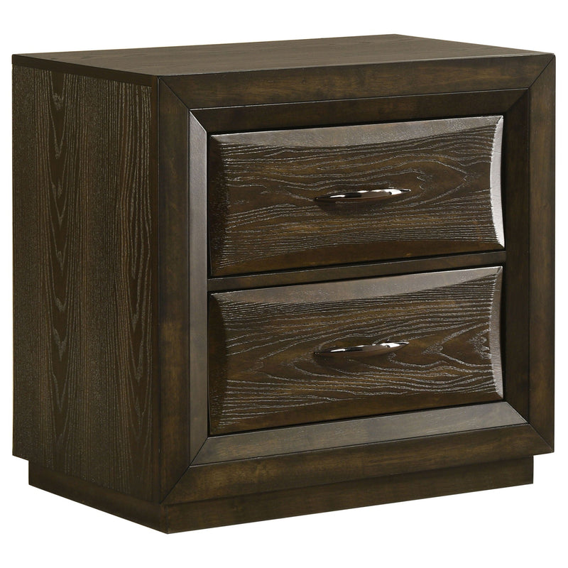 Atlas 5-piece Eastern King Bedroom Set Dark Oak