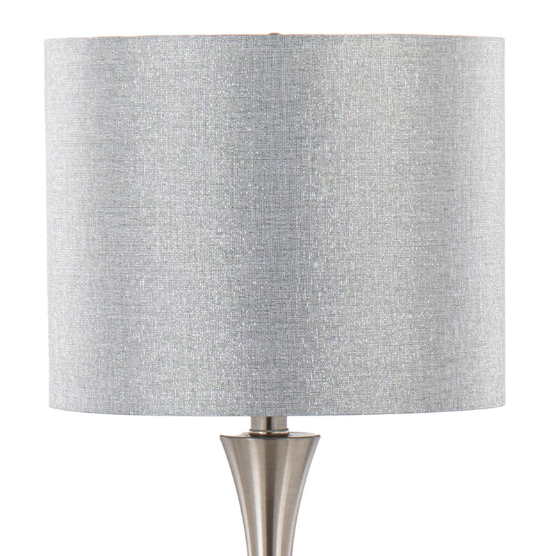 Lenuxe 24" Contemporary Metal Table Lamp Set