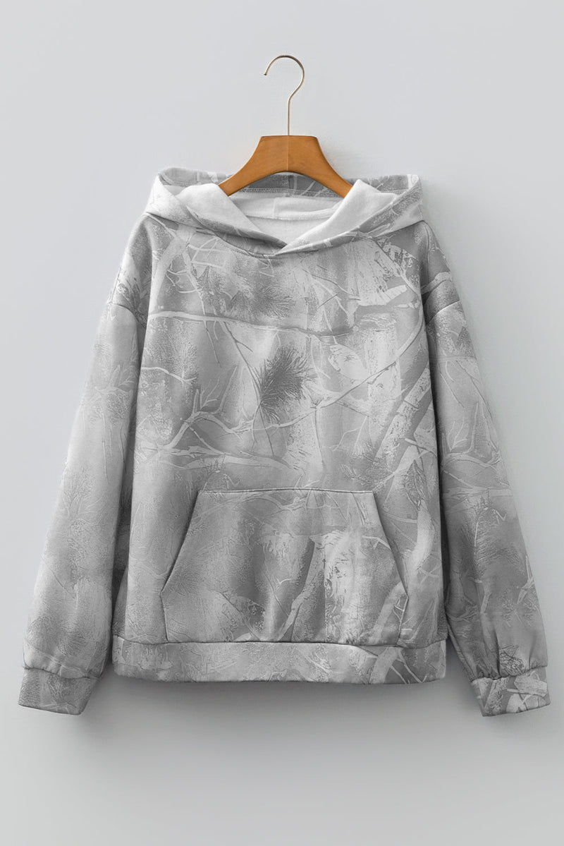 Maya Print Oversized Sporty Hoodie