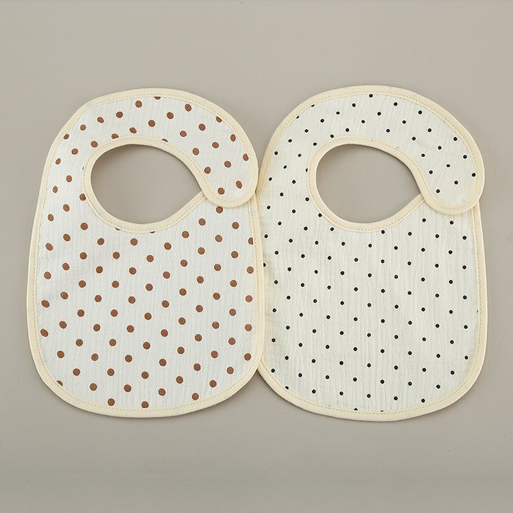 Thin Kids' Bib Pure Cotton Waterproof Gauze Saliva Towel