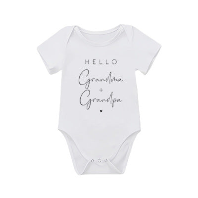 Summer Short Sleeve Baby Romper Bodysuit
