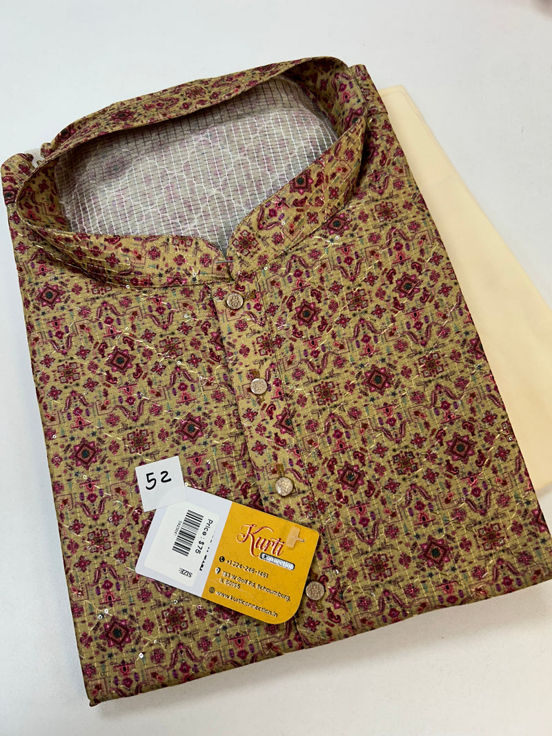 Printed kurta set