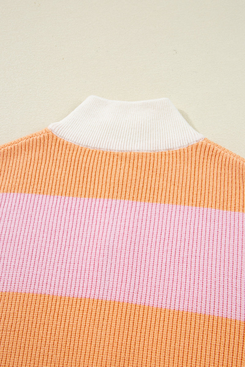 Claire Half Zip Oversize Sweater