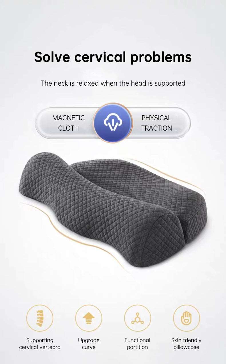 Bed Side Sleeping Pillow Ergonomic Cervical Memory Foam Pillow