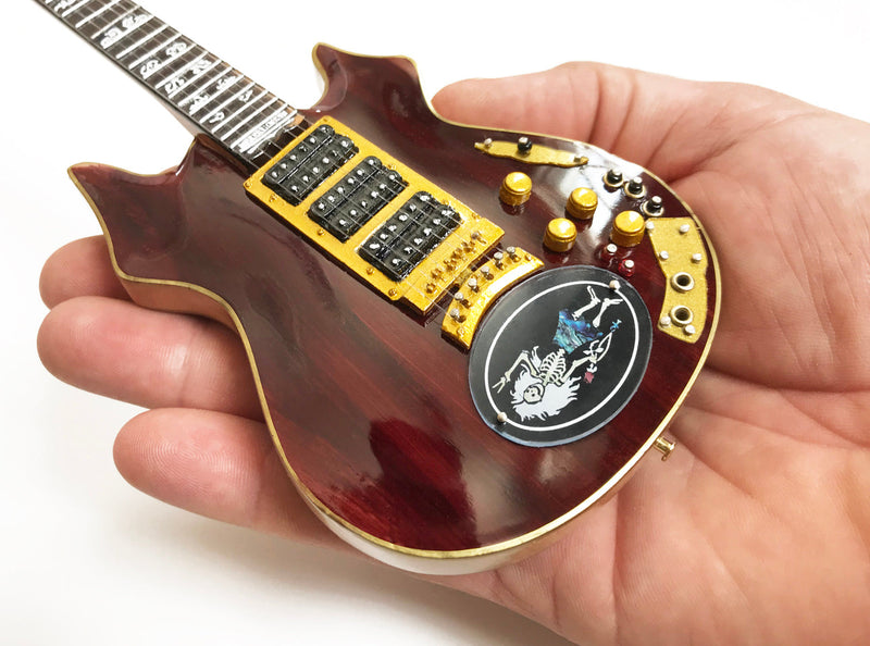 Jerry Garcia™ Set of Tiger™ & Rosebud™ Miniature Guitar Replica Collectibles