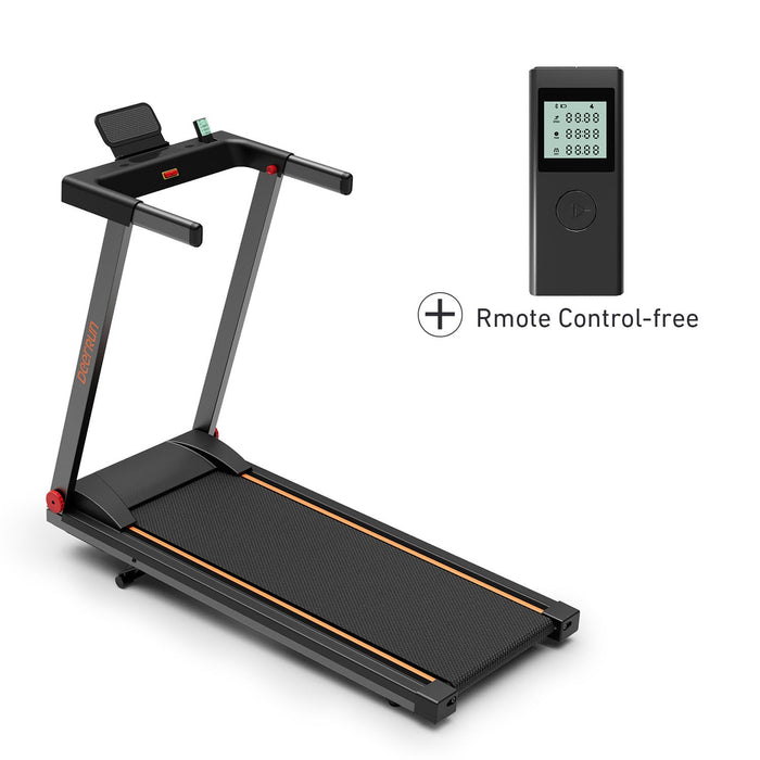 DeerRun All-New 2026 A1 Pro Move+ Smart Foldable Treadmill with 6% Incline & NFC | 350Lbs, 10mph, Black