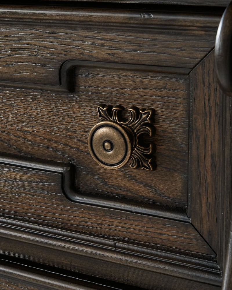 Maylee - Five Drawer Chest - Dark Brown
