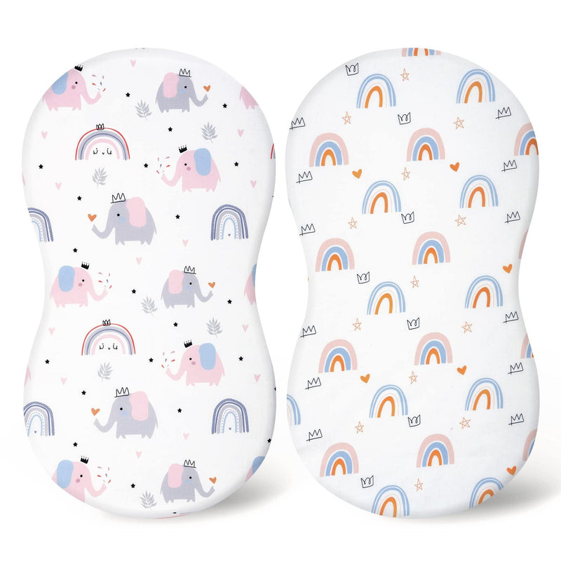 Baby Cradle Fitted Sheet Elastic Printing Baby Caring Table Changing Cover