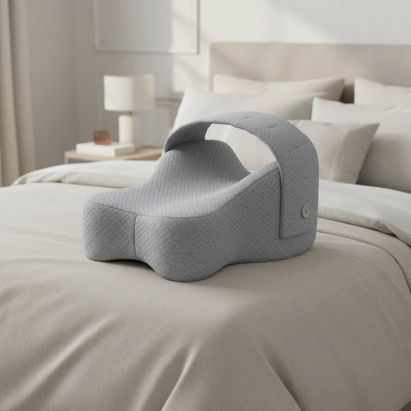 Memory Foam Knee Pillow for Side Sleepers – Leg Gap Support for Hip & Back Pain Relief