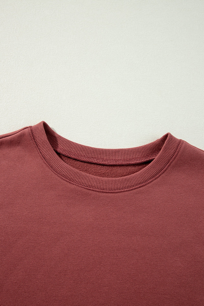Ella Patchwork Drop Shoulder Pullover