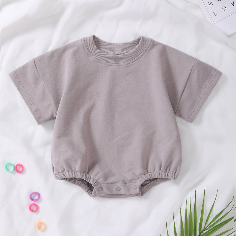 Short-sleeve Organic Cotton Romper