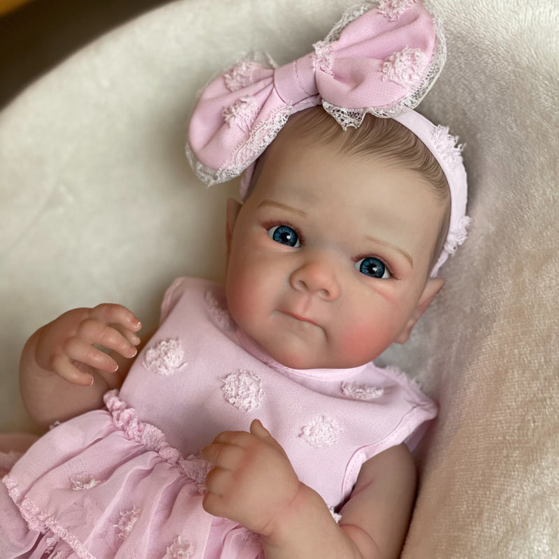3D Advanced Skin-tone Painted Lifelike Reborn Baby Doll
