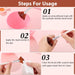 14 Pieces Fan Brushes Applicator, Mask Brushes for Facial Makeup Tools for Face Cosmetic(Brown)