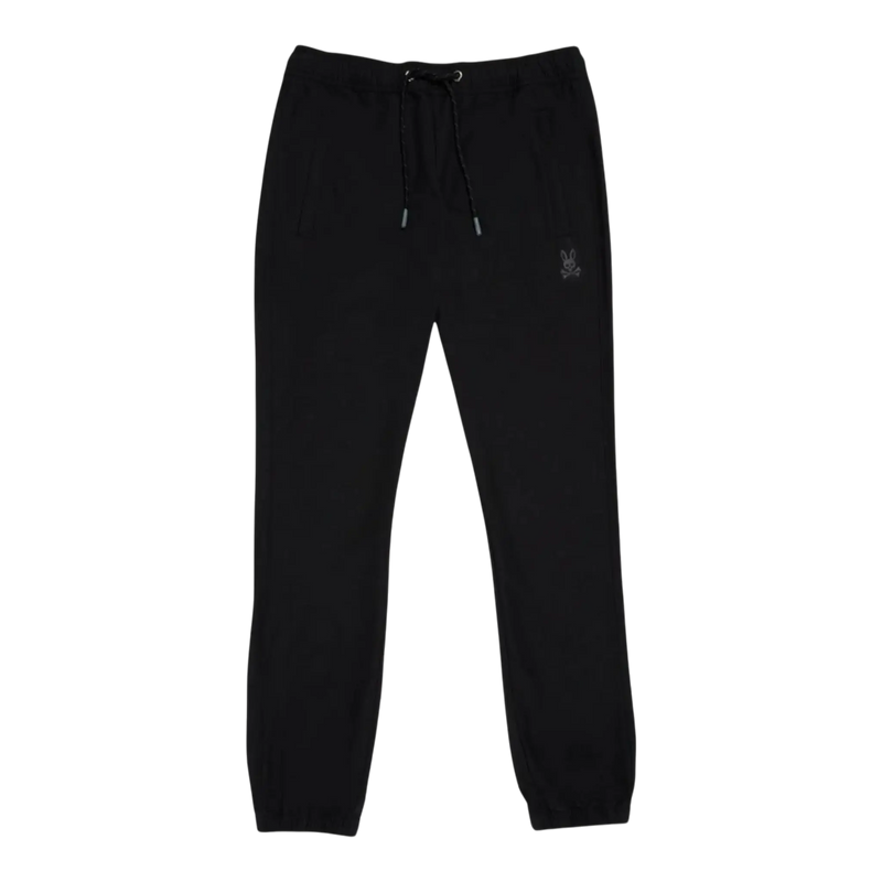 Psycho Bunny Cabrini Commuter Jogger Men Pants Black