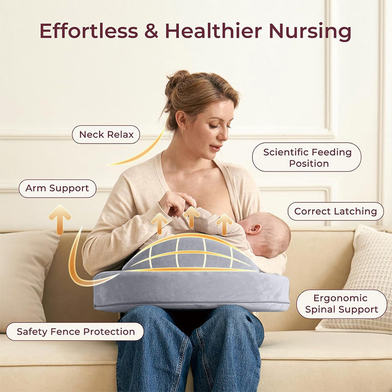 Memory Foam Nursing & Baby Pillow – Soft Support Cushion
