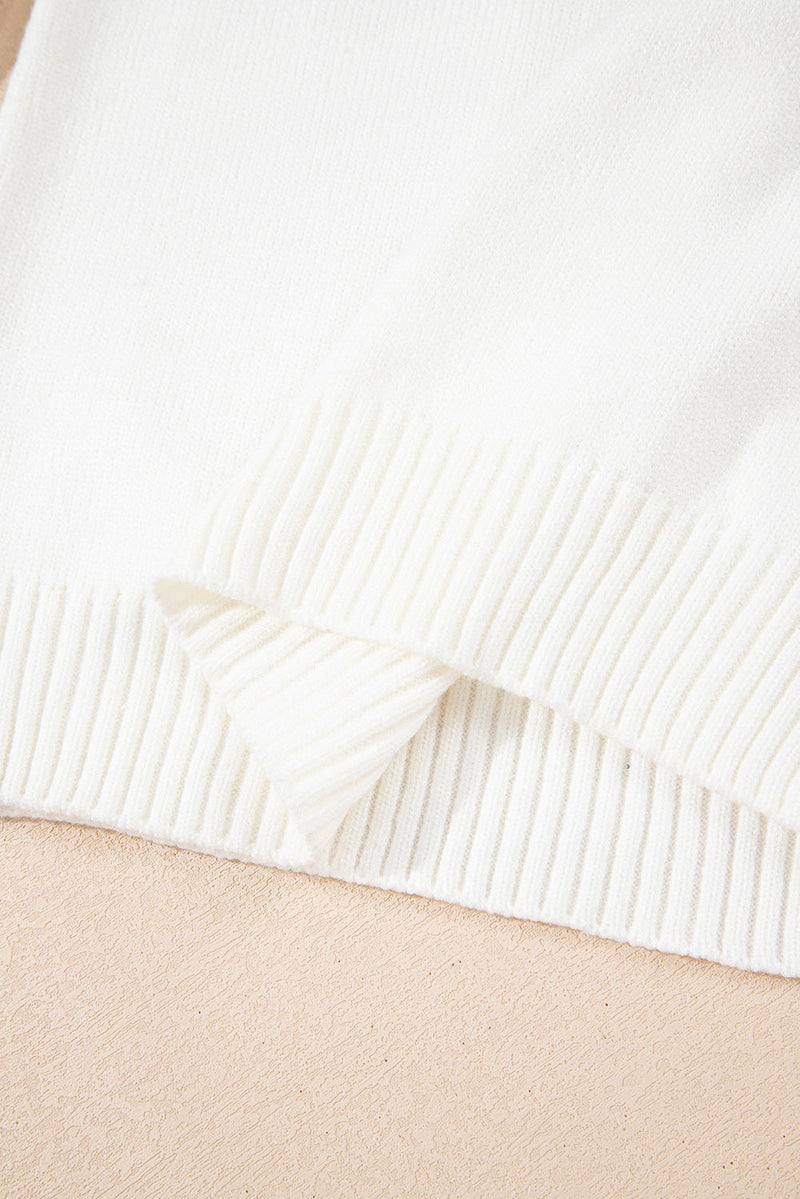 Avery Print Drop Shoulder Sweater