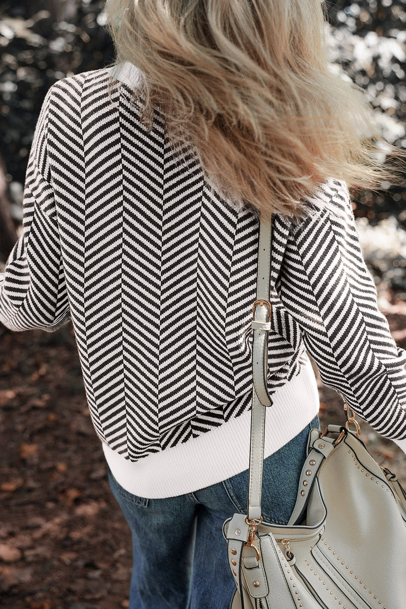 Evelyn Edge Drop Shoulder Sweater