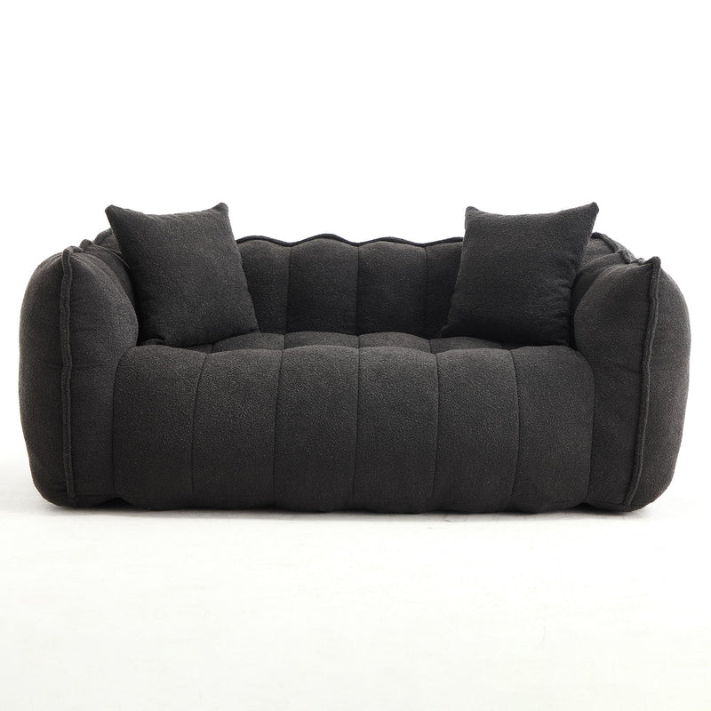 Cozy Beanbag Chair With High Resilience Foam Core For 2