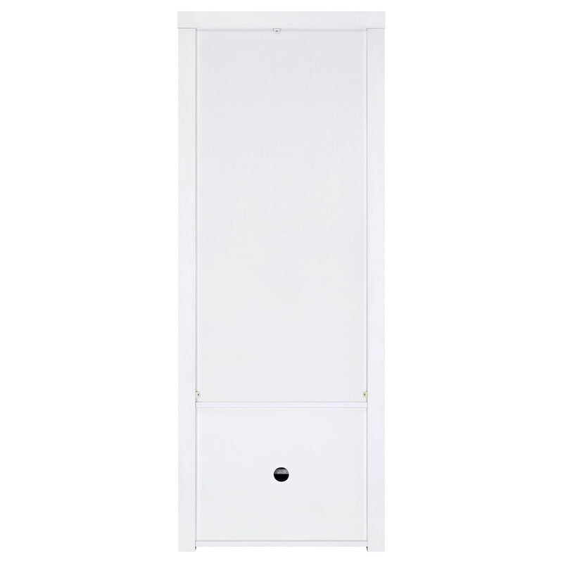 Jude 3-shelf Engineered Wood Media Tower High Gloss White