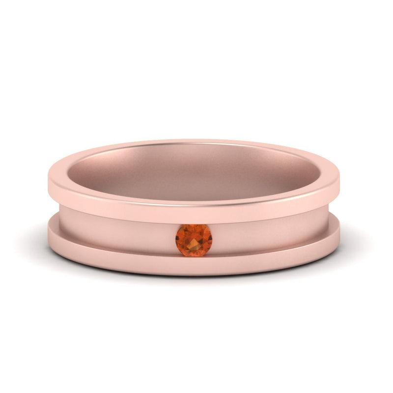 Single Stone Mens Promise Ring