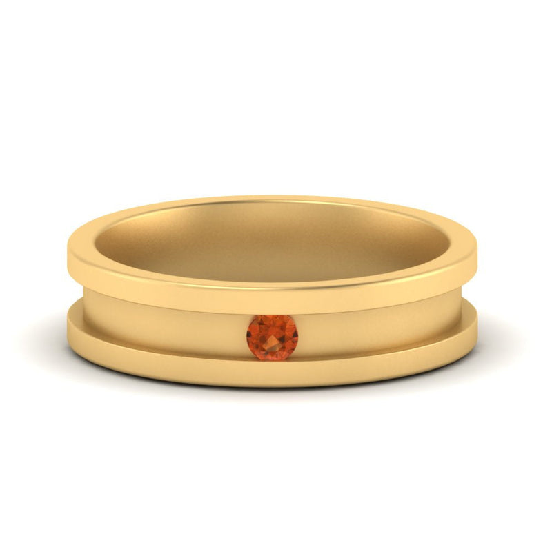 Single Stone Mens Promise Ring