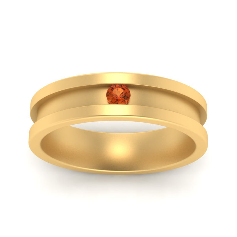 Single Stone Mens Promise Ring