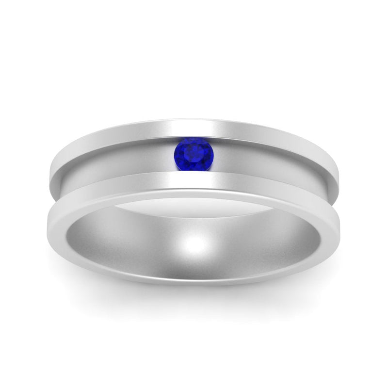Single Stone Mens Promise Ring