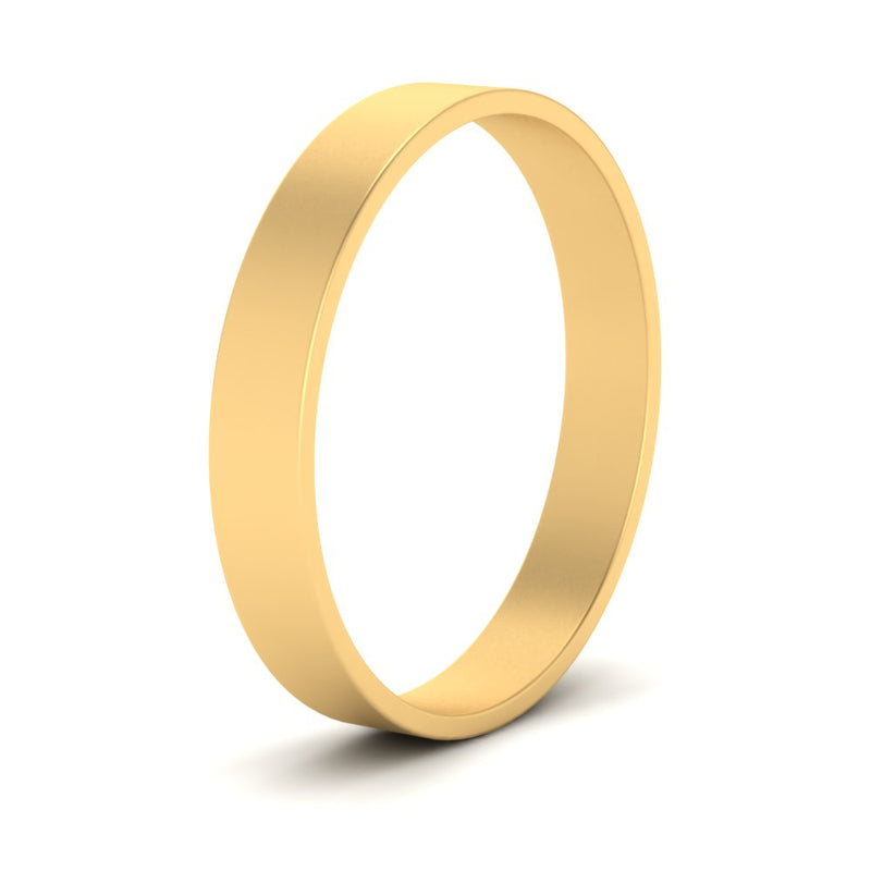 5 mm Flat Gold Wedding Band