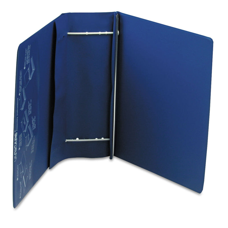 Charles Leonard VariCap Expandable Binder, 2 Posts, 6" Capacity, 11 x 8.5, Blue
