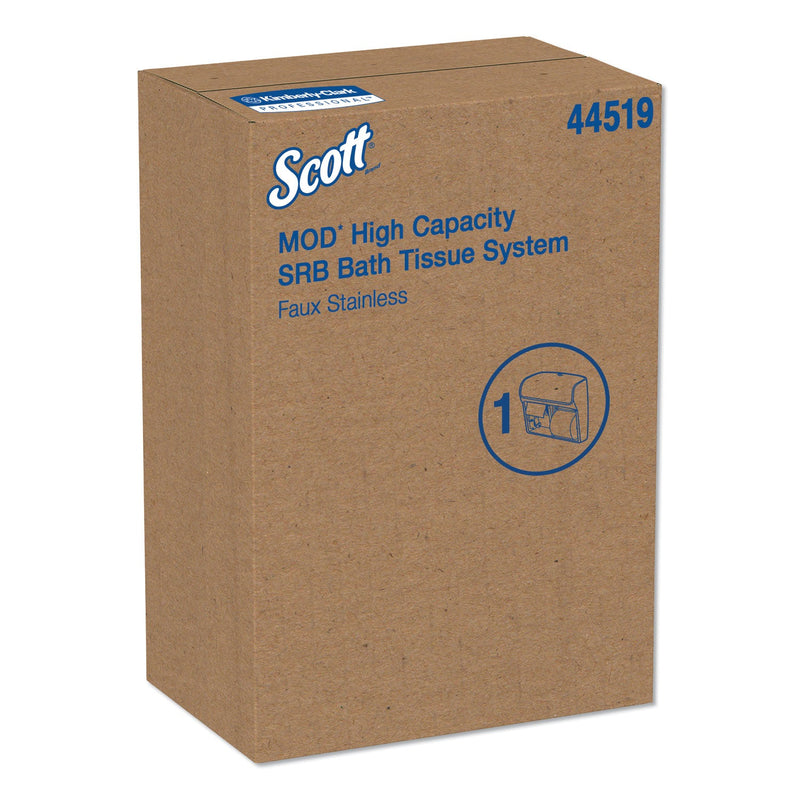 Scott Pro High Capacity Coreless SRB Tissue Dispenser, 11.25 x 6.31 x 12.75, Faux Stainless