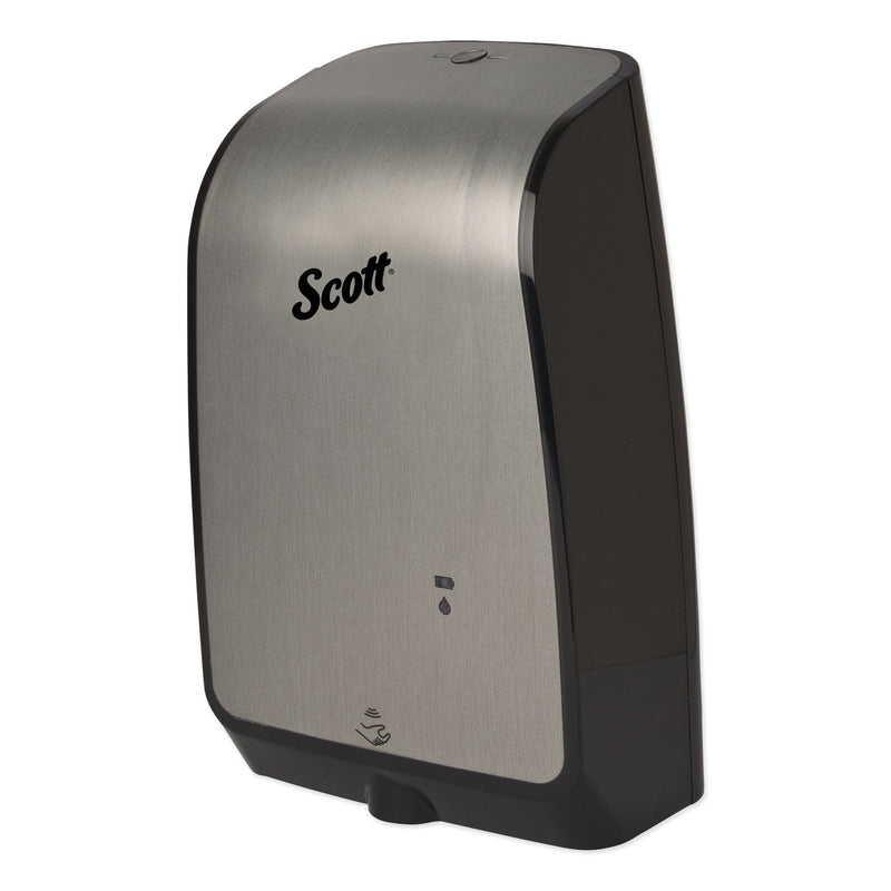 Scott Electronic Skin Care Dispenser, 1,200 mL, 7.3 x 4 x 11.7 Brushed Metallic